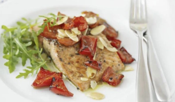 Rc Jason Trout With Almond And Red Peppers